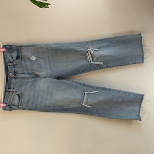 Kendall + Kylie High-Rise Straight Baggy Jeans Size 11